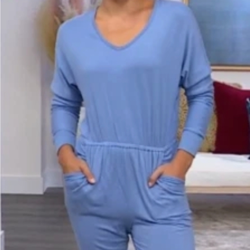 Women's Blue Jumpsuit